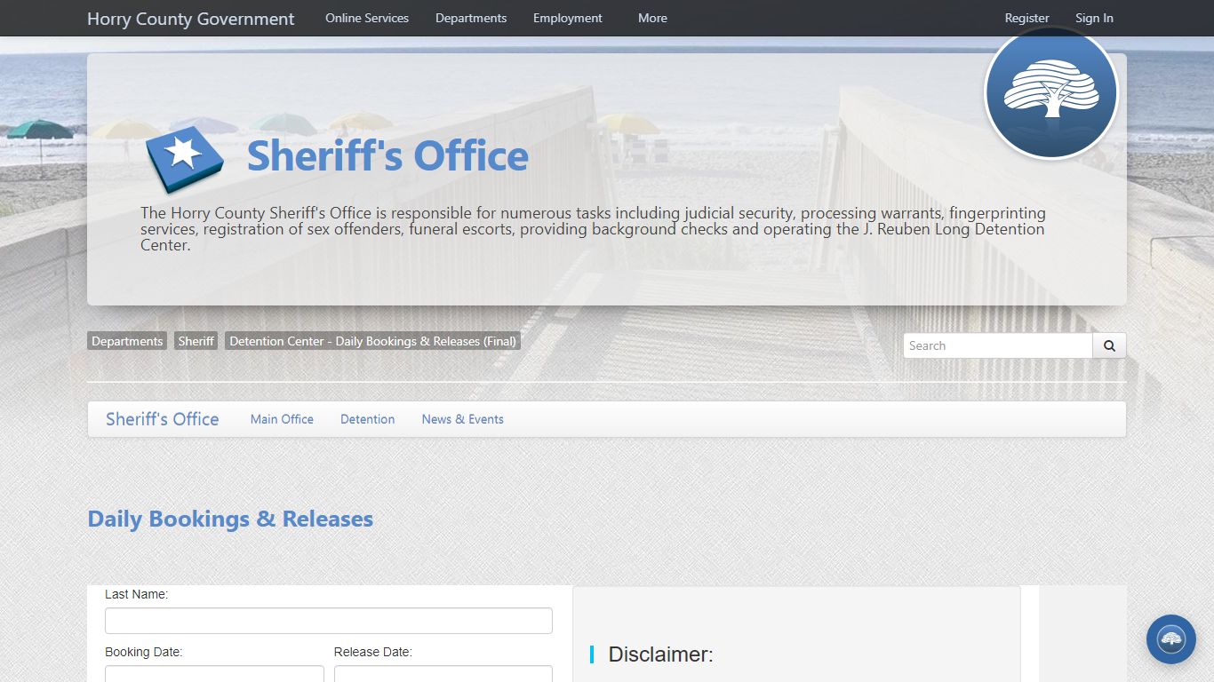 Detention Center - Daily Bookings & Releases (Final)